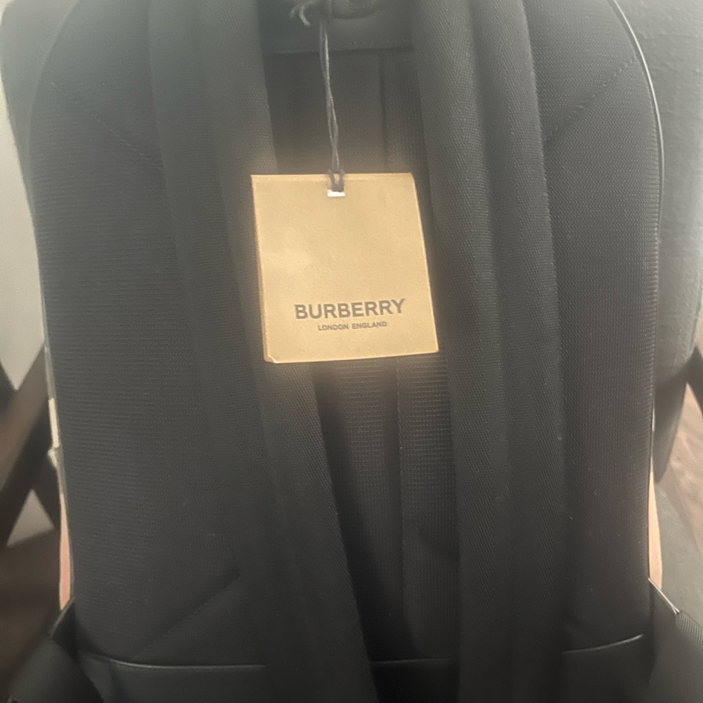 Burberry  Check Pattern backpack - Picture 10 of 15